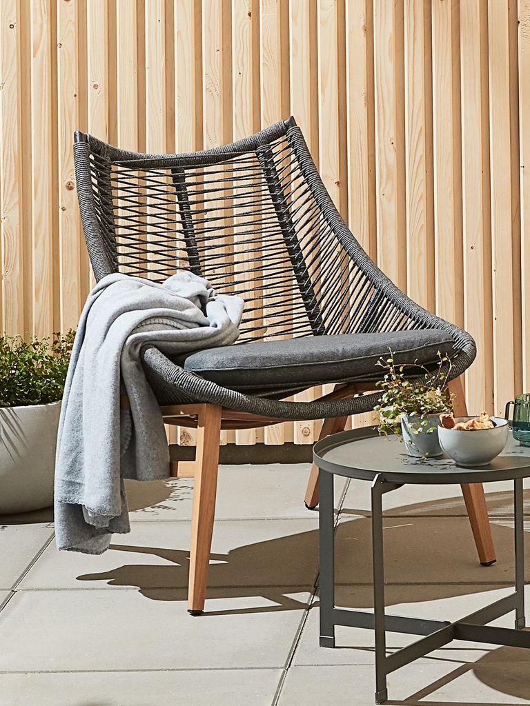 DANNEMARE Fauteuil DANNEMARE gris
