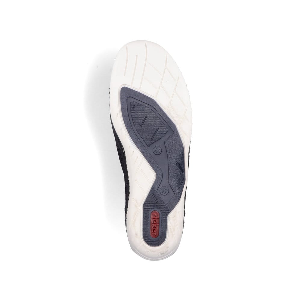 Rieker Herren Slipper tiefschwarz