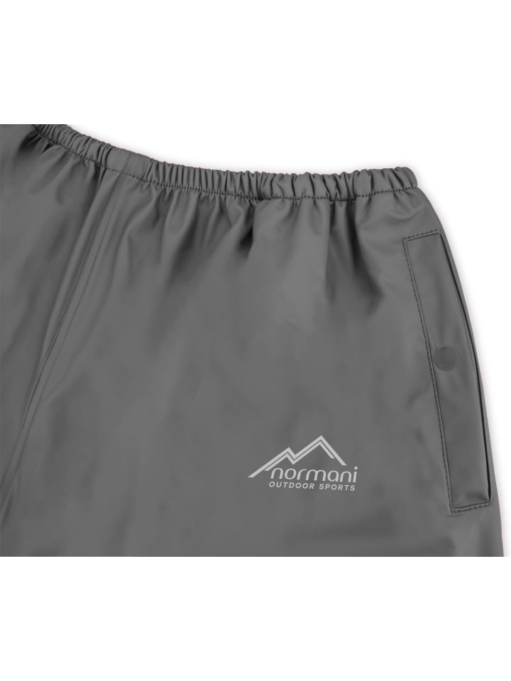 Normani Outdoor Sports Kinder Regenhose York in Grau günstig kaufen