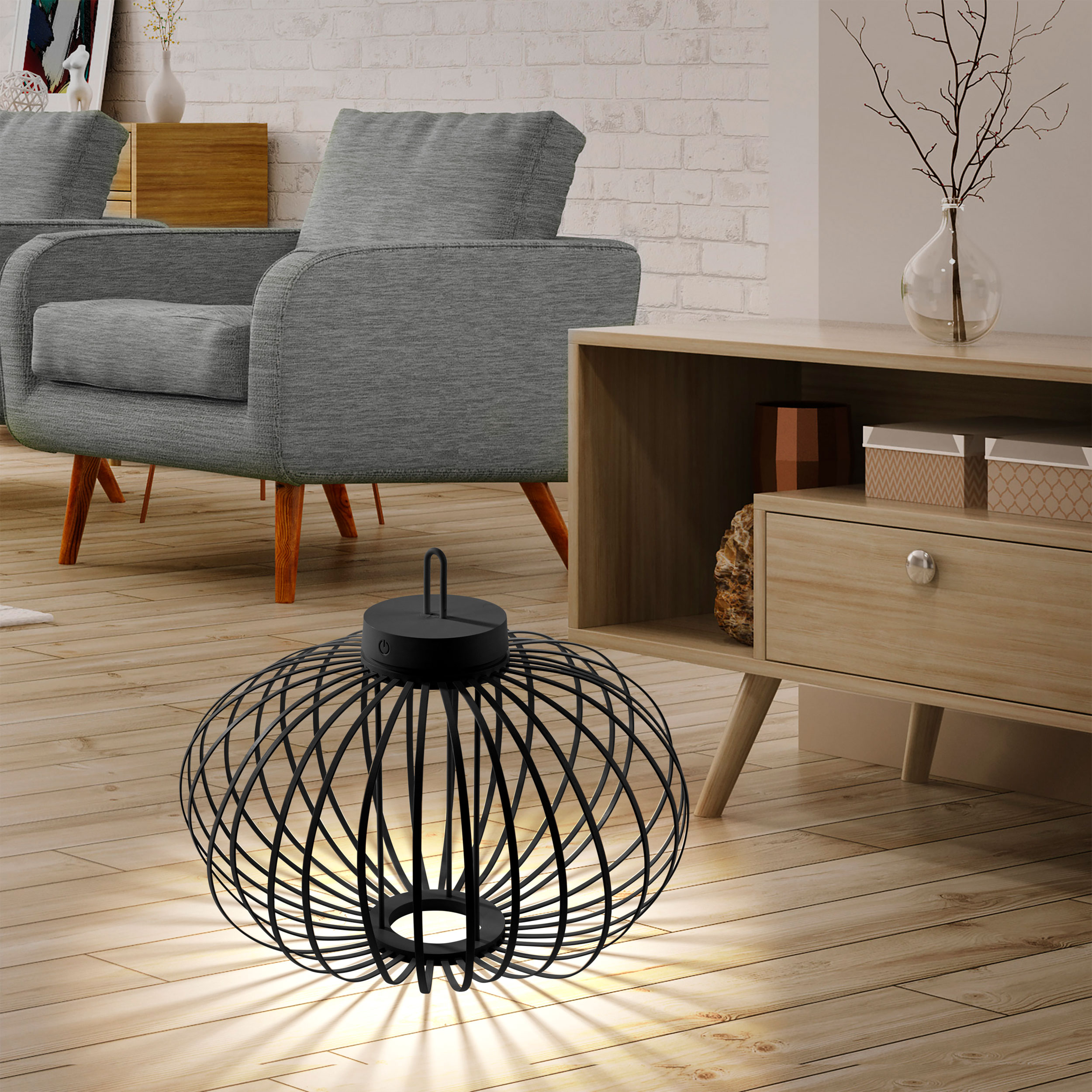 JUST LIGHT.LED-Akku-Tischleuchte 1flg