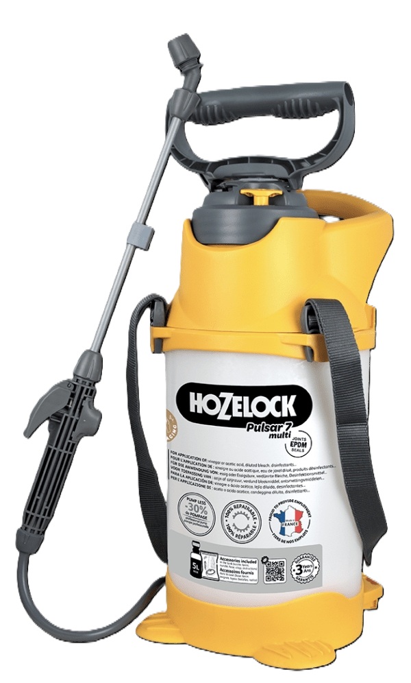 Hozelock 100-101-298 Tryksprøjte PULSAR Multi 7 liter (EPDM)
