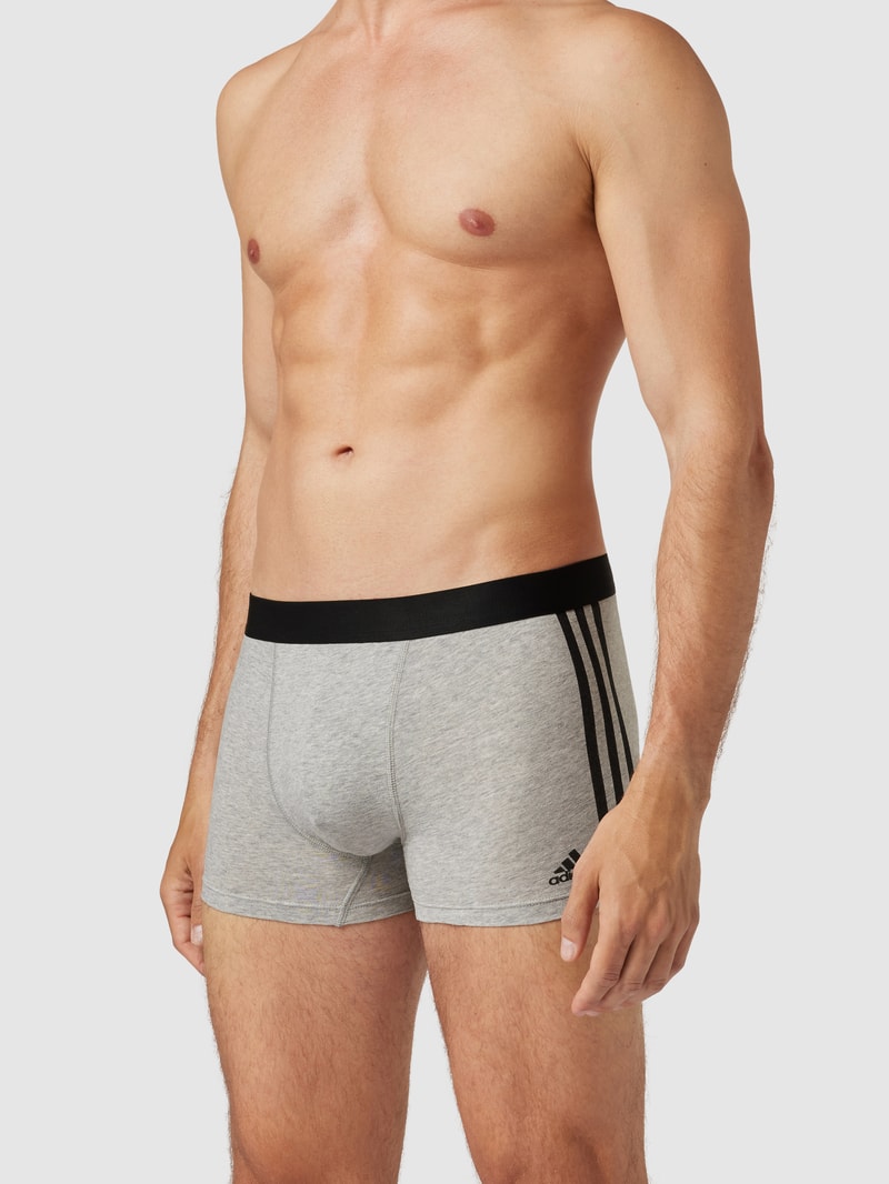 Trunks mit Baumwolle im 3er-Pack in mittelgrau