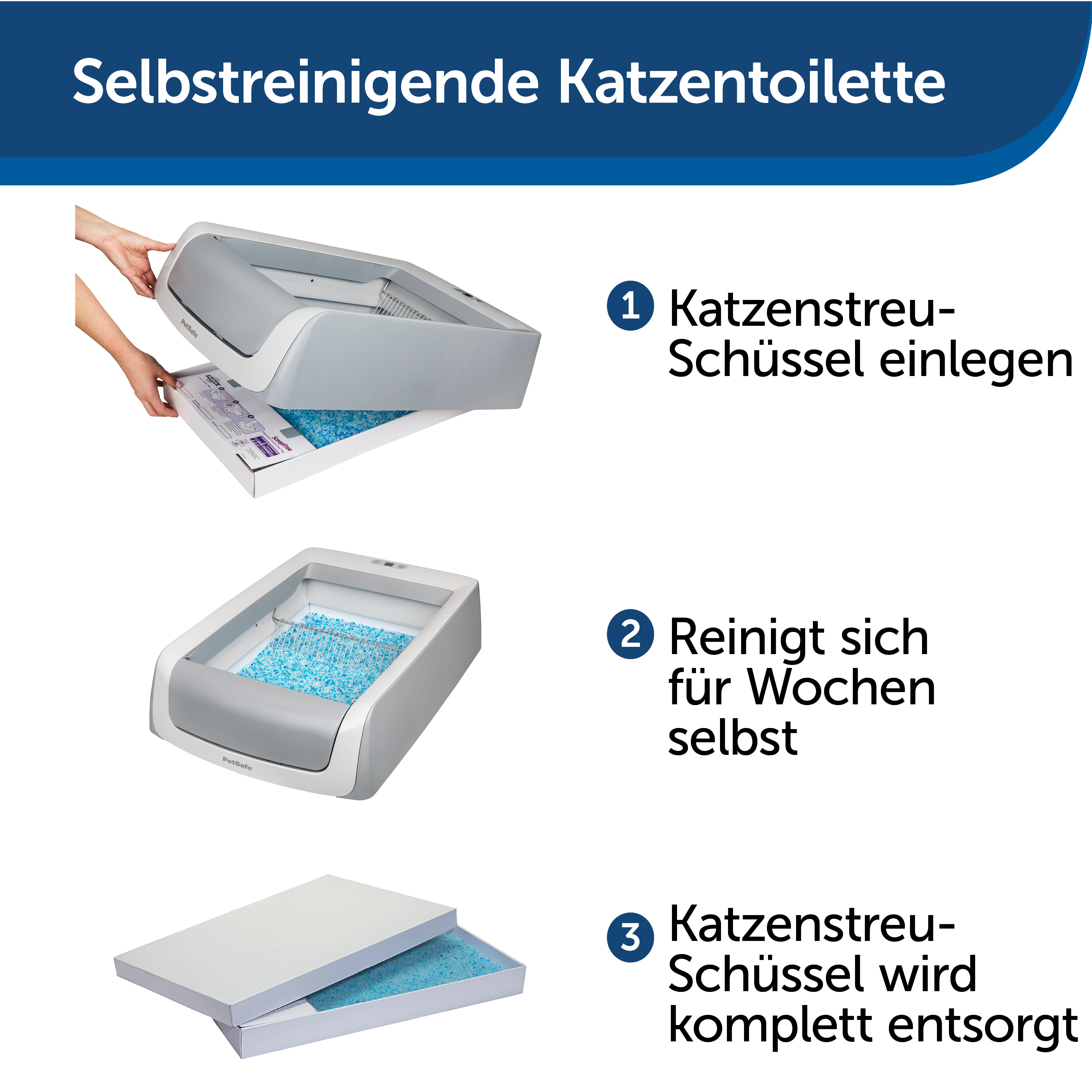 PetSafe Katzentoiletten PetSafe ScoopFree Katzentoilette, Haube