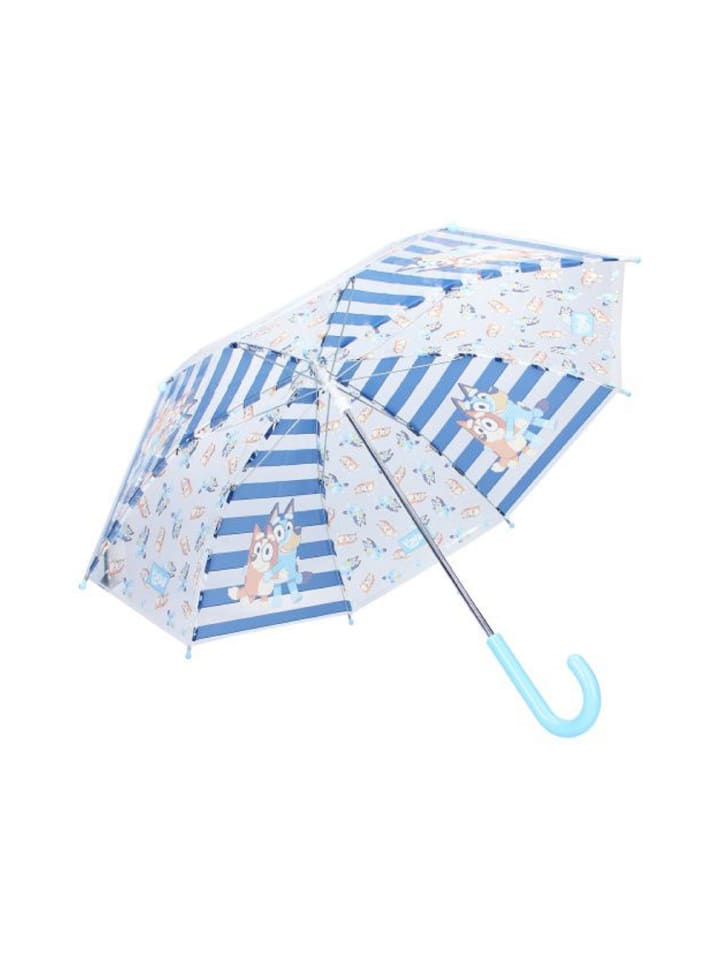 COFI 1453 Bluey Stockregenschirm 71 cm Durchmesser, Ideal für Kinder in Blau günstig kaufen onesize