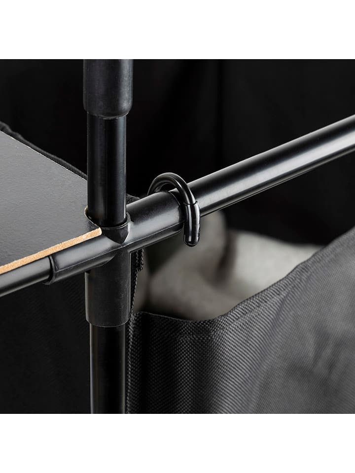 Nordheim Wäscheregal in Schwarz - (B)69 x (H)77 x (T)36,5 cm günstig kaufen onesize