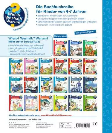 Ravensburger Wieso? Weshalb? Warum?: Mein erster Europa-Atlas