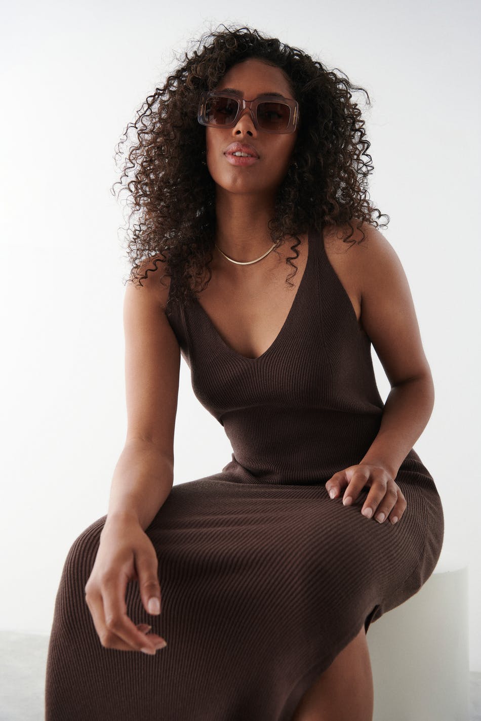Rosa knitted dress