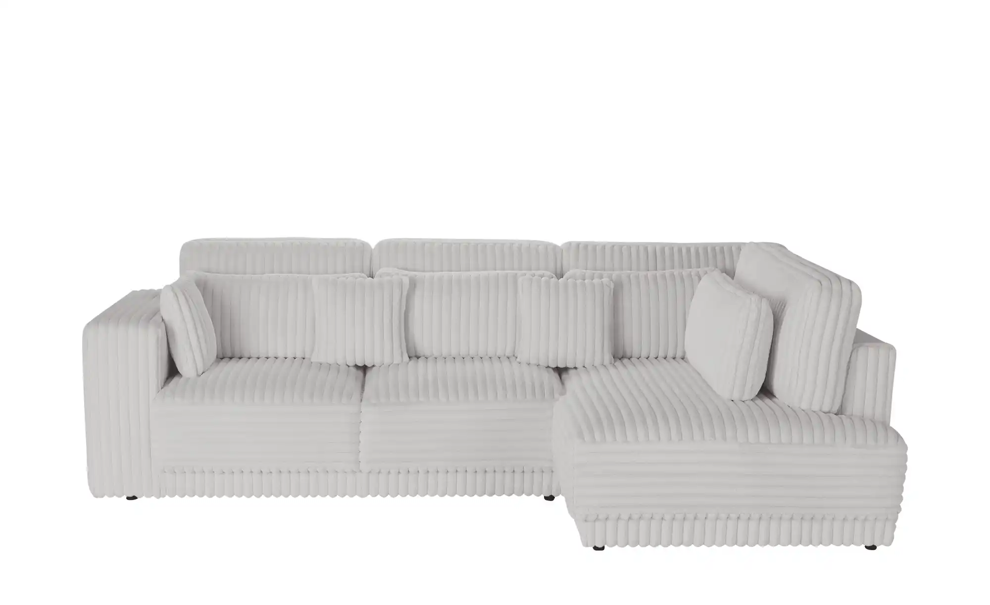 Twist Ecksofa  in modernem Breitcord Torrino