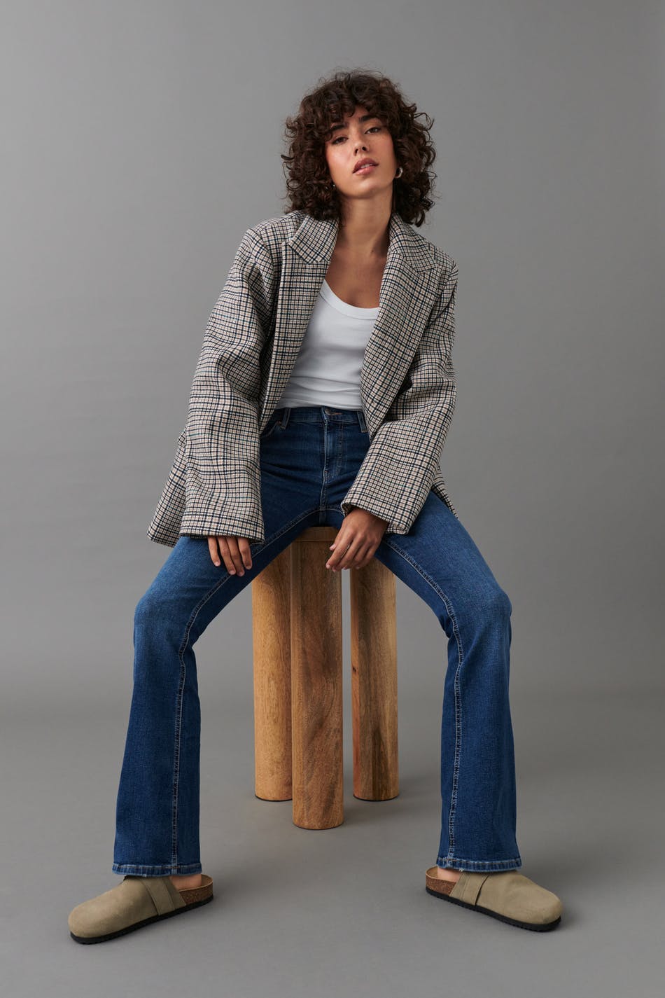 Low waist bootcut jeans