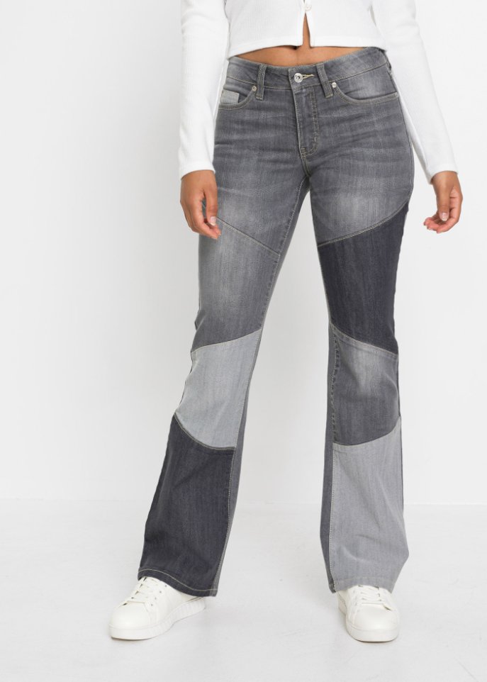 Patchwork Schlagjeans