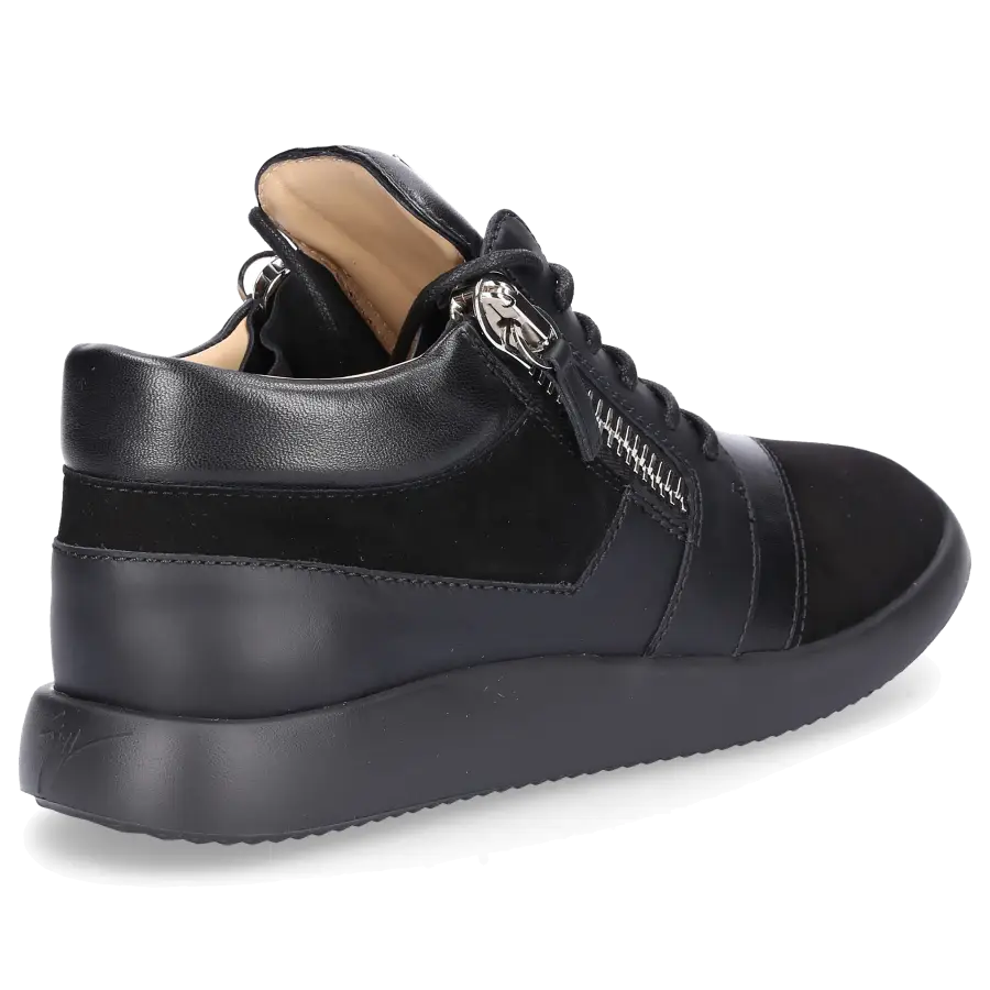 Giuseppe Zanotti - Sneaker high RUNNER Kalbsleder - schwarz