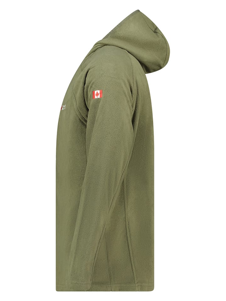 Canadian Peak Fleecejacke in Grün günstig kaufen
