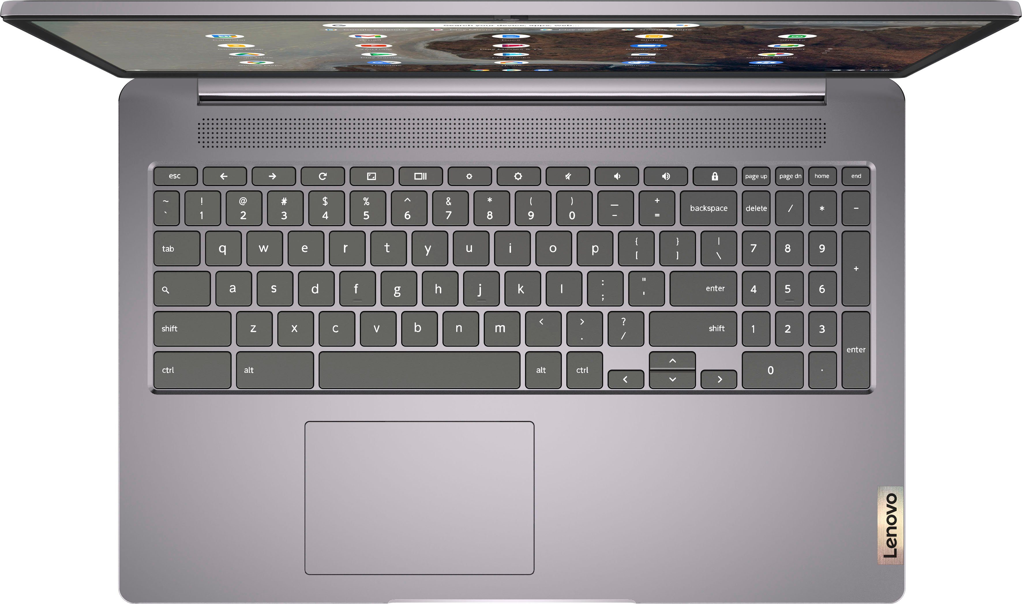 Lenovo IdeaPad 3 Chrome 15IJL6 Chromebook (39,62 cm/15,6 Zoll, Intel Pentium Silber N6000, UHD Graphics, 128 GB SSD)