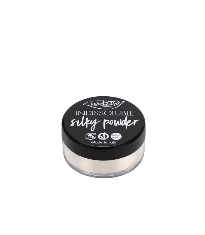 PUROBIO-INDISSOLUBLE SILKY POWDER-Poudre libre veloutée