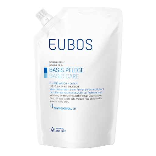 EUBOS FLÜSSIG blau unparfüm.Nachf.Btl.  400 ml  Flüssigkeit