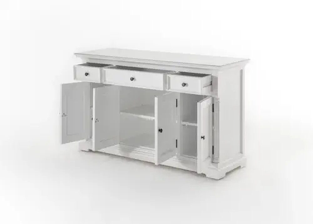 Novasolo Buffet Provence Buffetschrank mit 4 Türen und 3 Schubladen