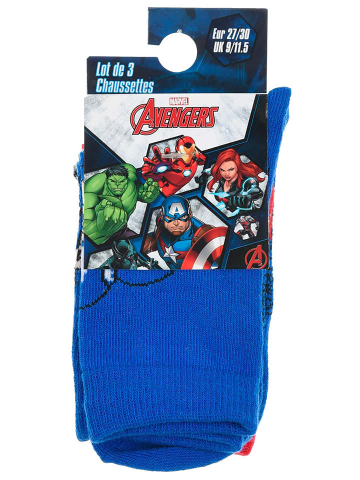 Avengers 3er-Set: Socken 