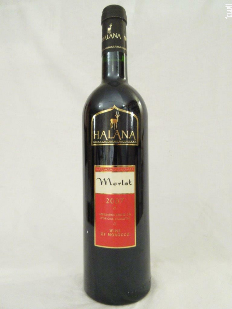 Merlot Halana Vin Rouge●Beni-M’Tir 2007 75cl