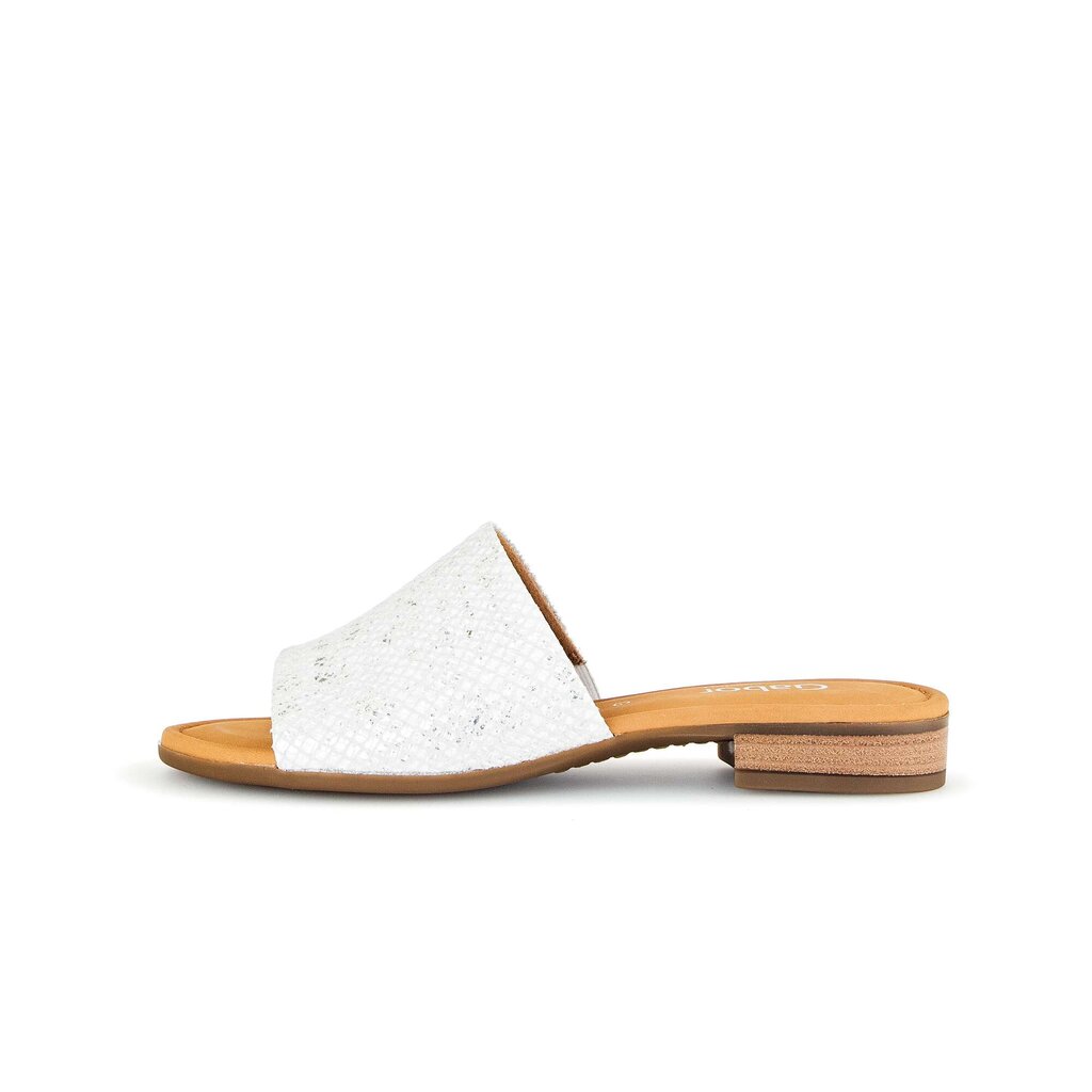 Gabor comfort Pantolette weiß