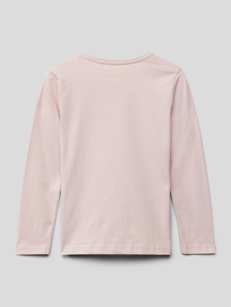 Longsleeve mit Motiv-Print in rosa