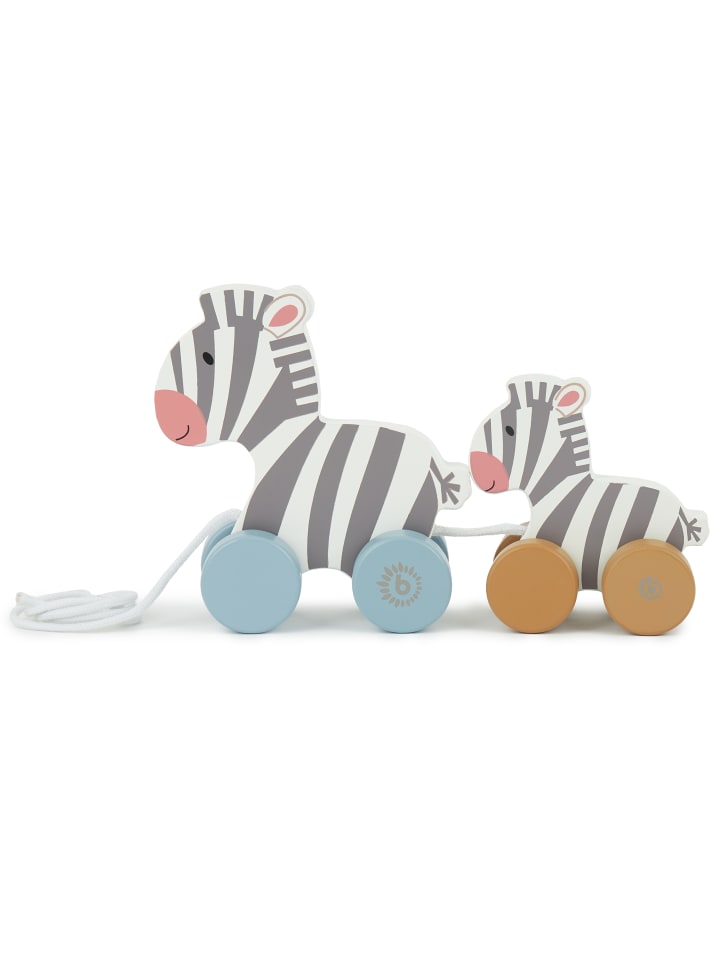 Bieco Spielwaren Nachziehspielzeug Zebra Clara und Lara - ab 12 Monate in Mehrfarbig günstig kaufen onesize