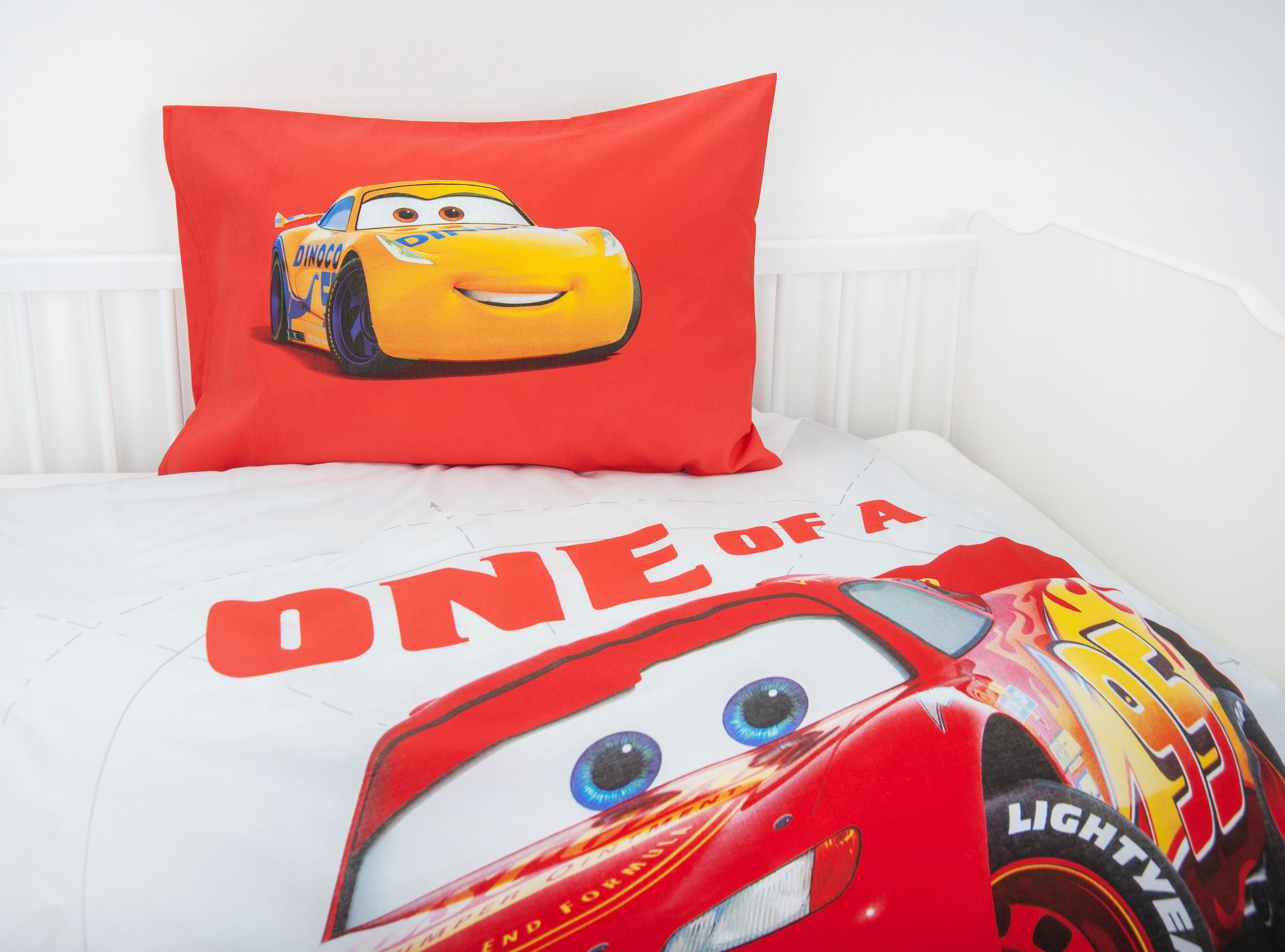 Babybettwäsche ´s Cars, , Renforcé, mit liebevollem Motiv