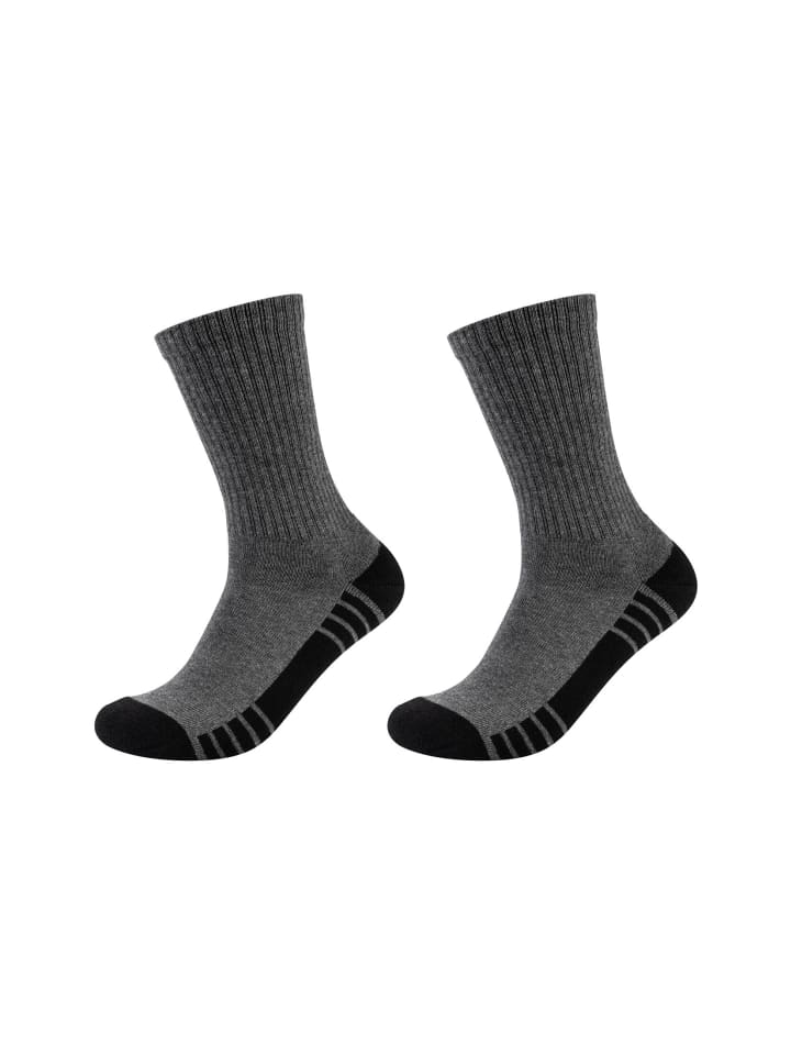 Skechers Tennissocken 4er Pack cushioned in dunkelgrau melange günstig kaufen