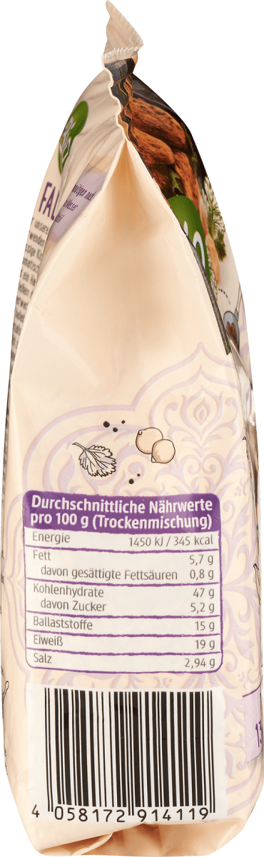 Backmischung Falafel, glutenfrei, 175 g