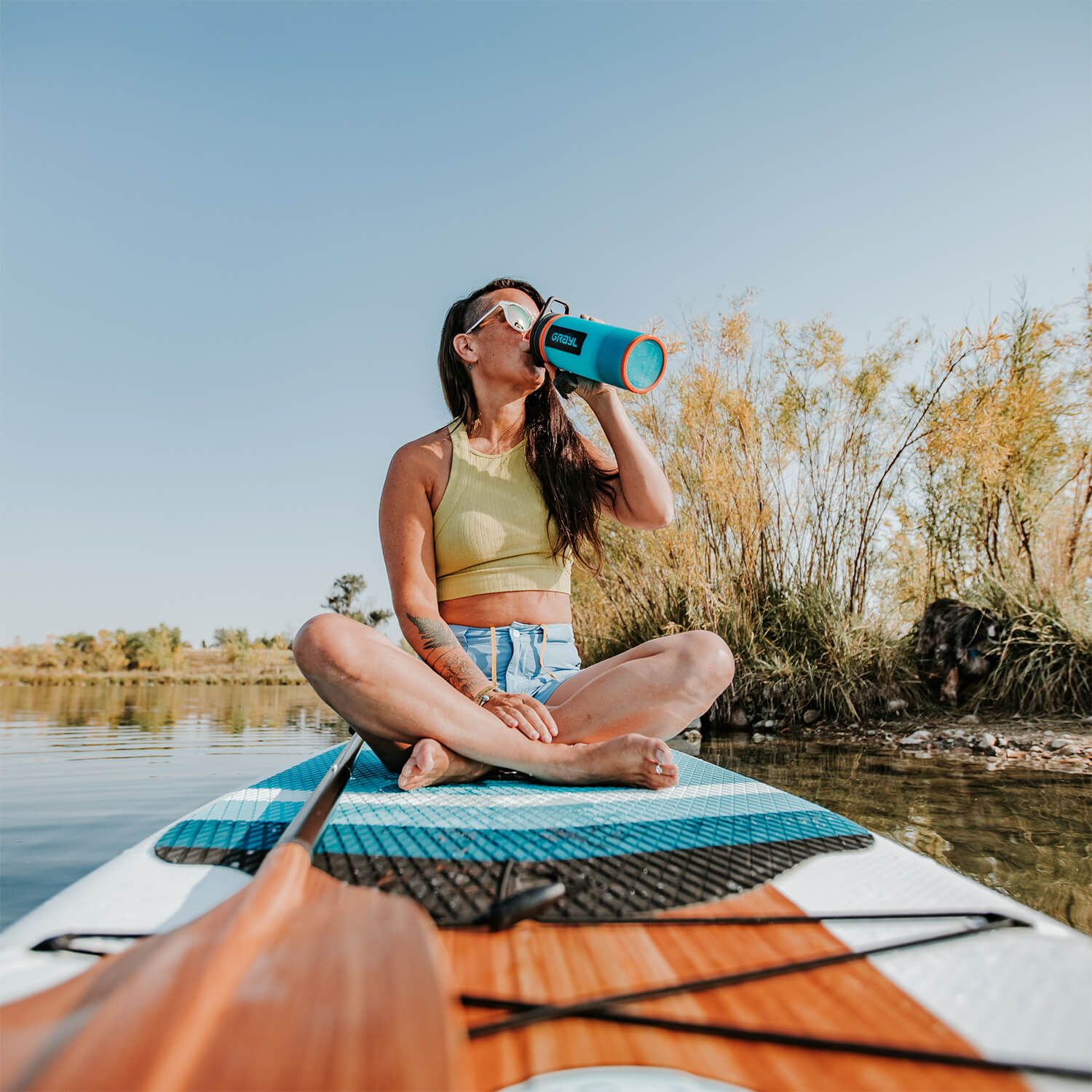 GeoPress Wasserfilter Trinkflasche