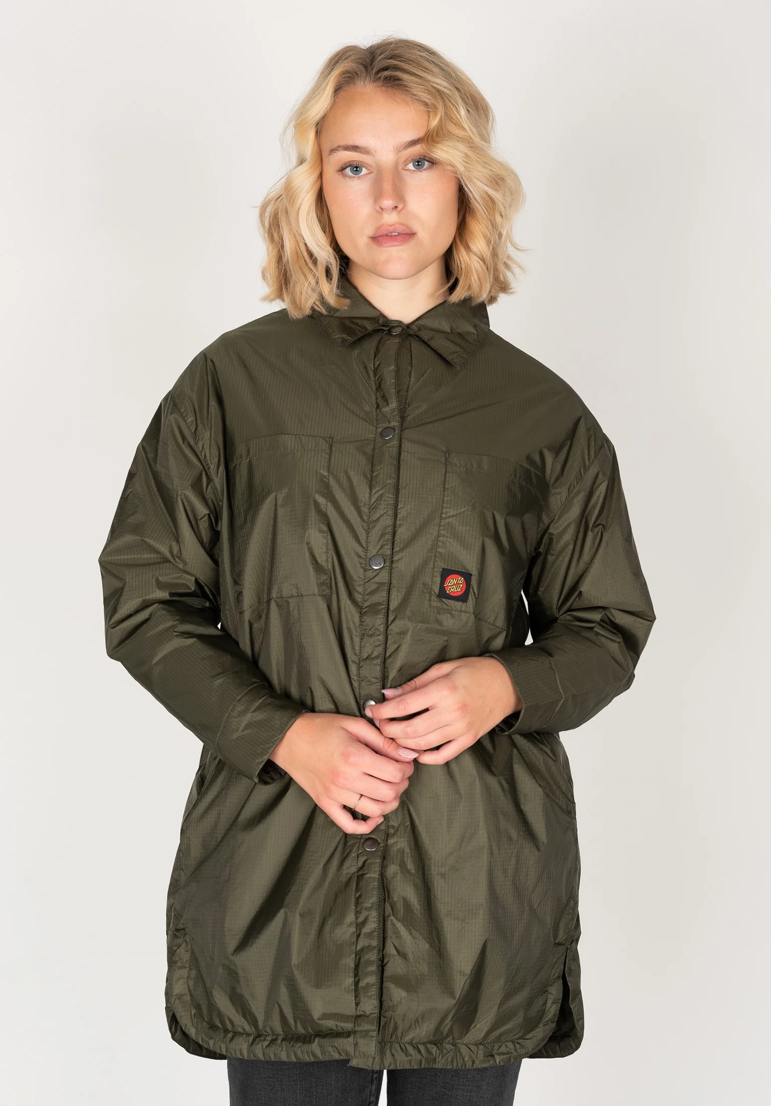 Classic Dot Padded Overshirt