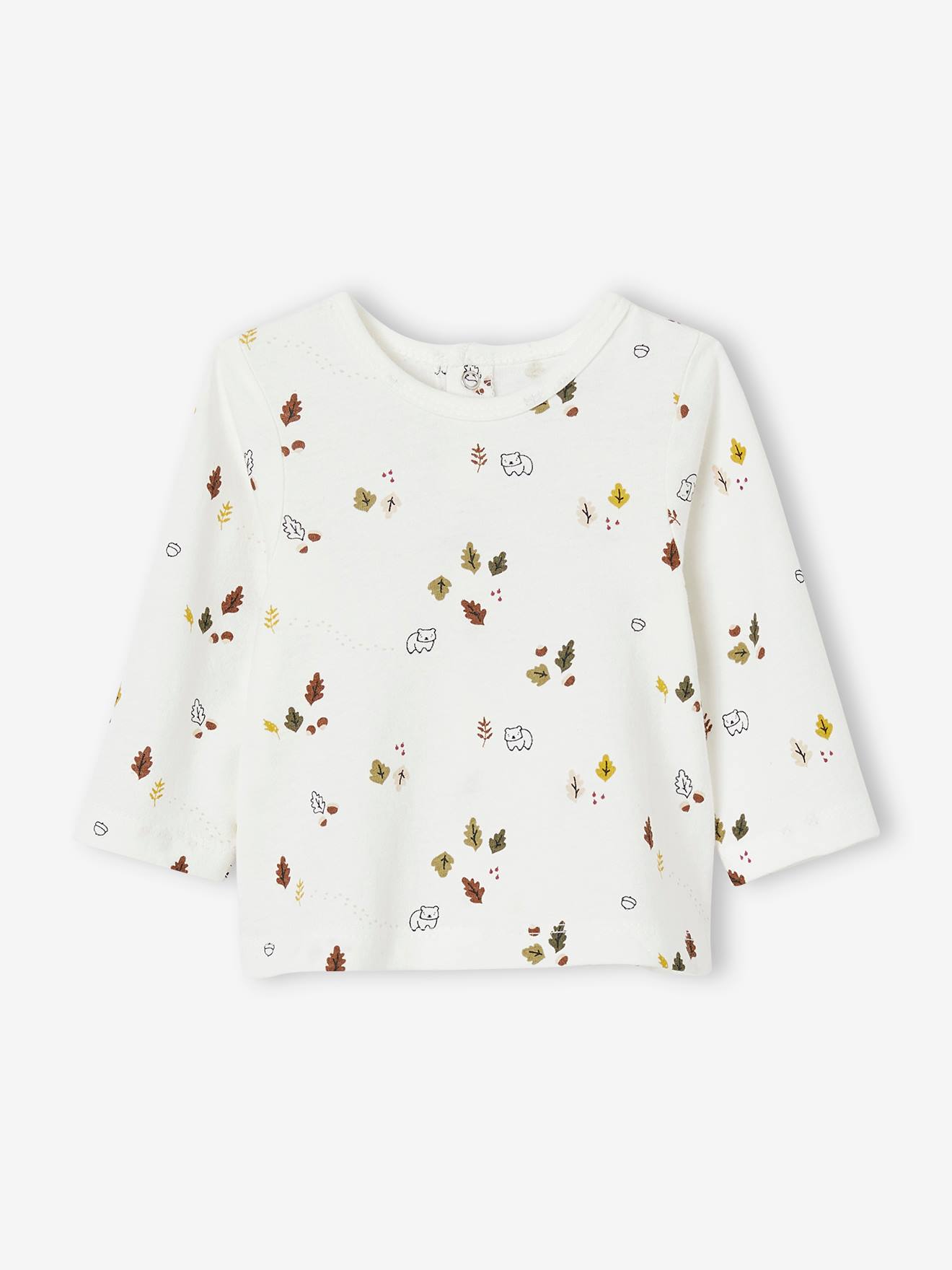 Vertbaudet 2er-Pack Baby Shirts Oeko-Tex - hellbraun