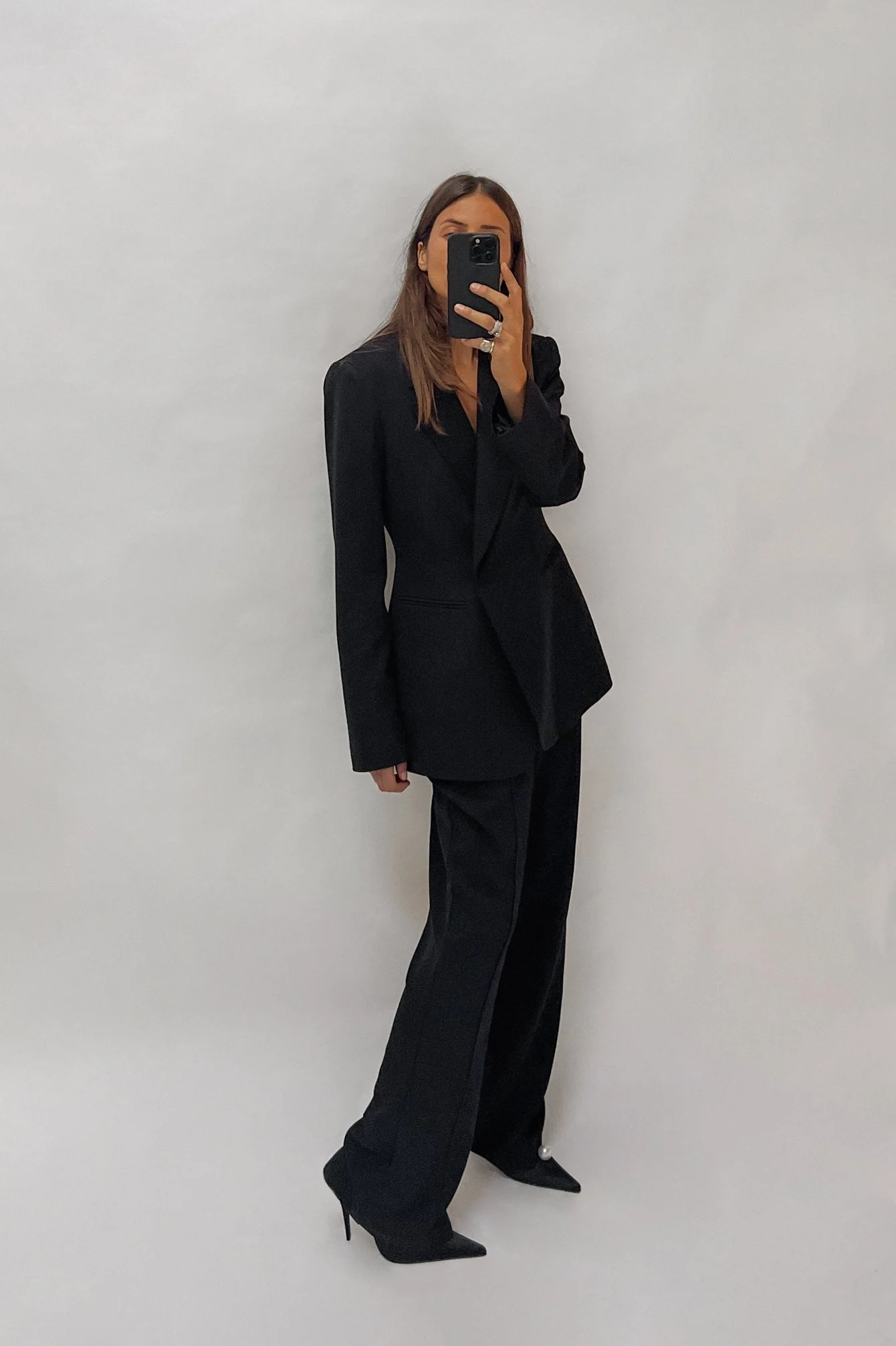Schlaghose mit hoher Taille