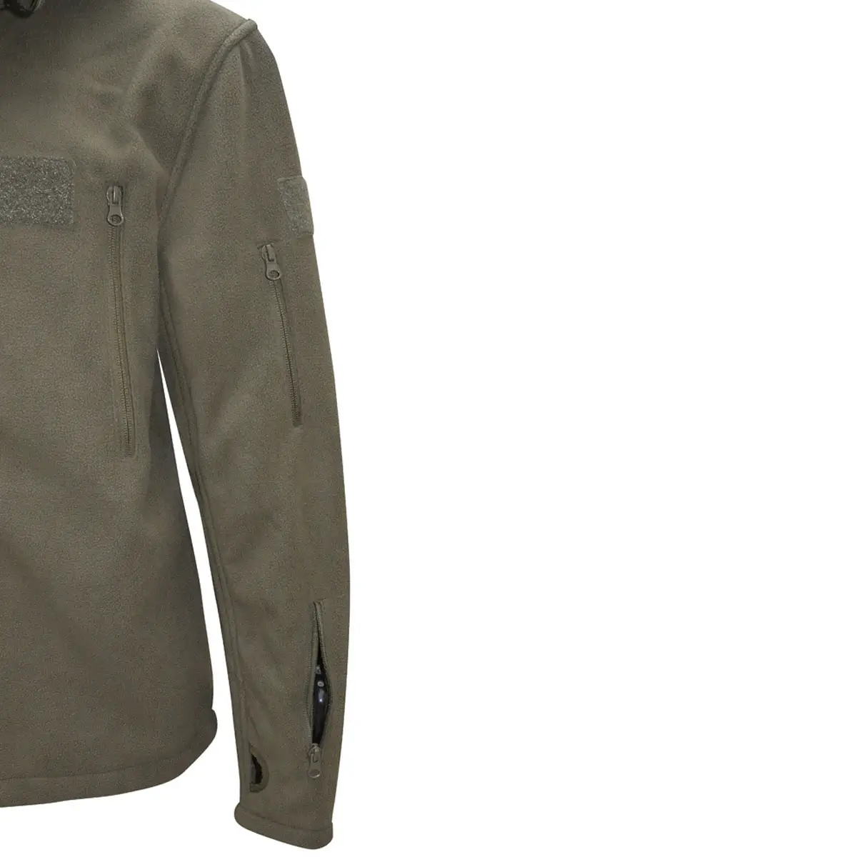 Fleece Jacke Outdoor Adventure oliv