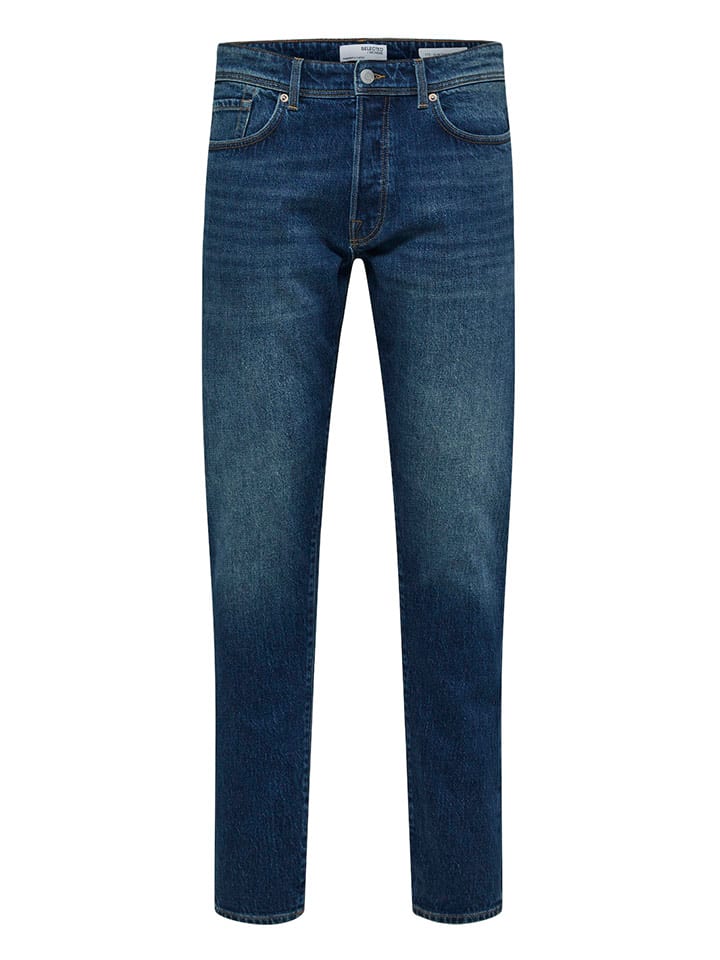 SELECTED HOMME Jeans - Tapered Fit - in Dunkelblau günstig kaufen