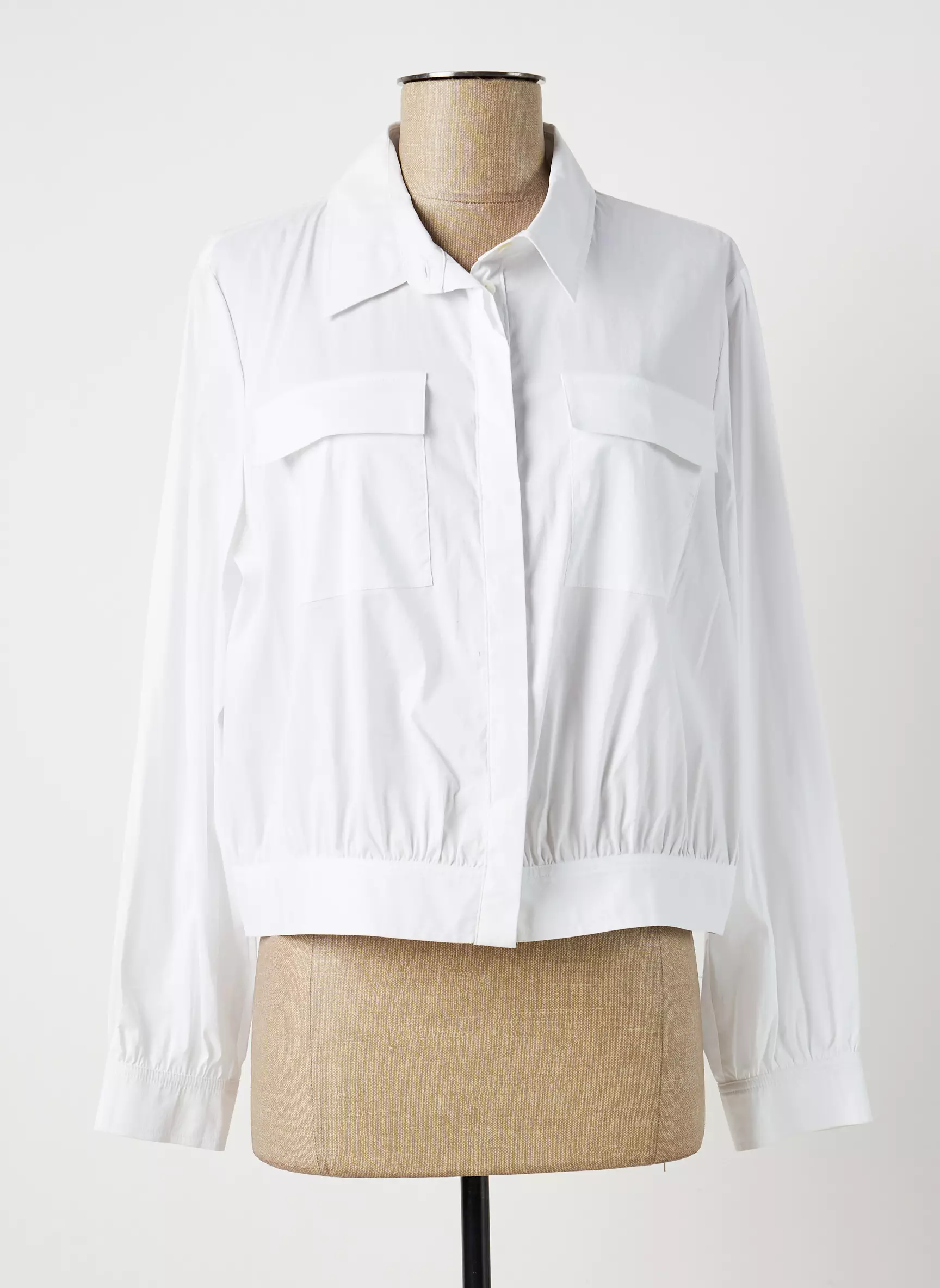 Lauren Vidal Vestecasual Femme couleur blanc