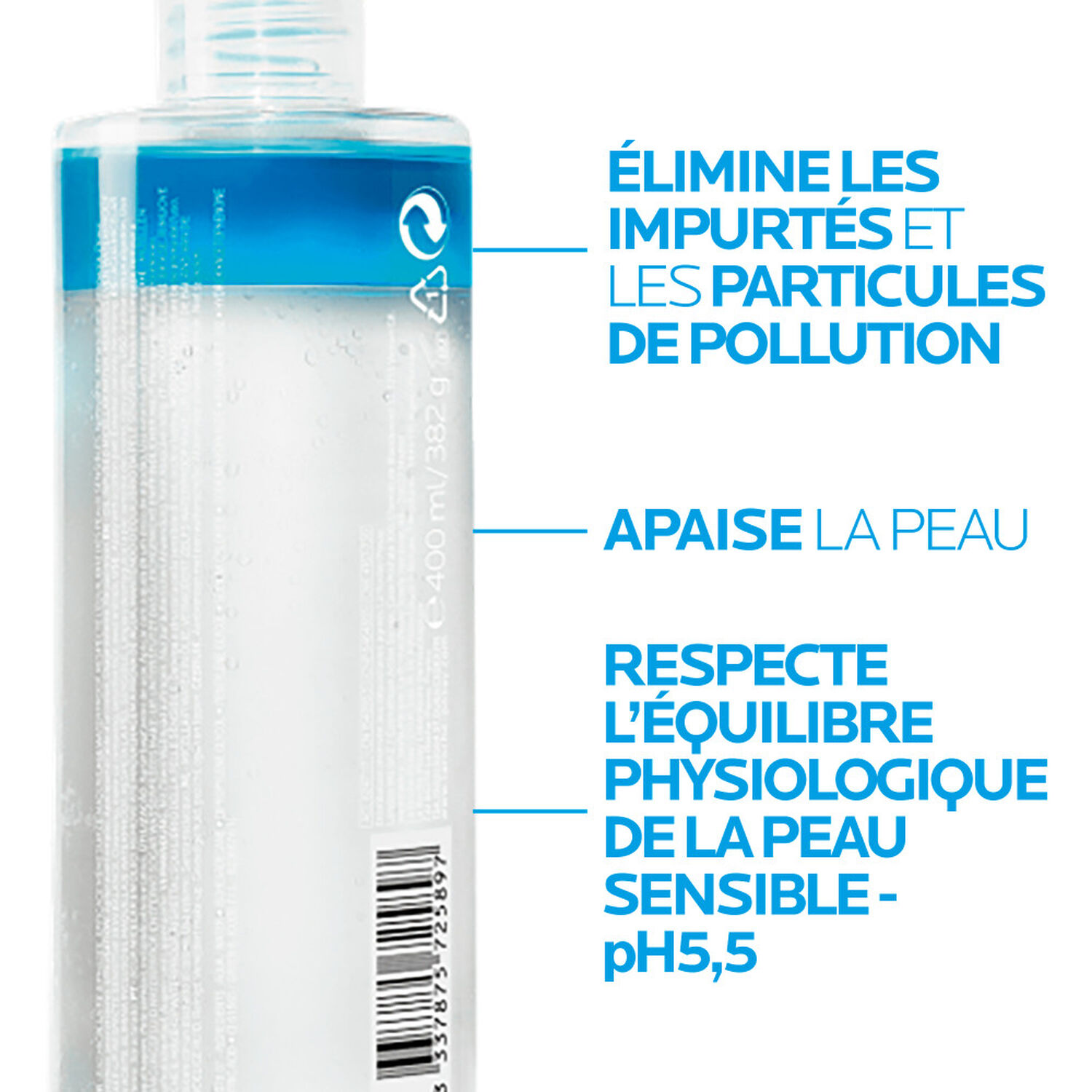la roche-posay Eau Micellaire Ultra Démaquillant & Nettoyant 400 ml