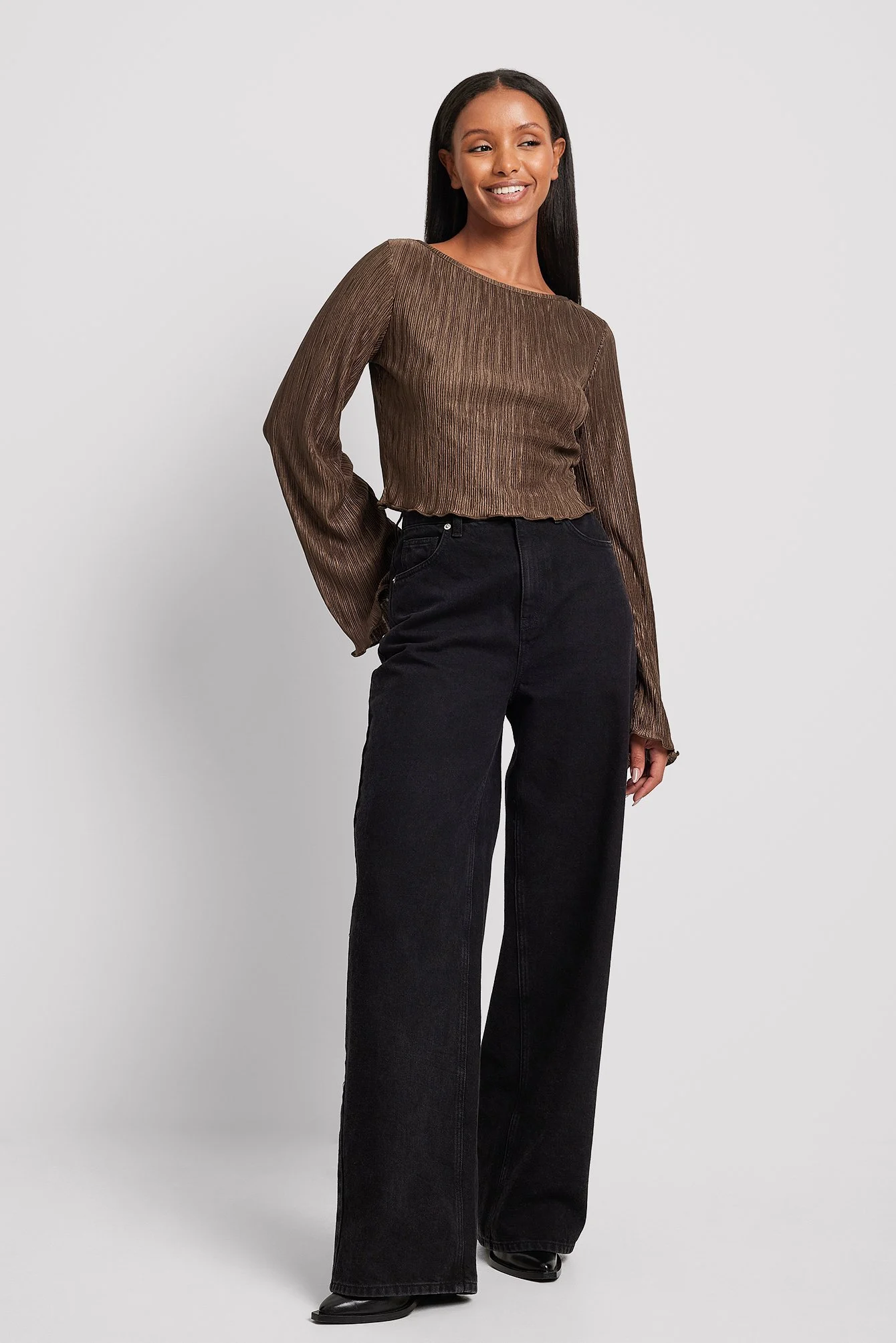 Plissiertes Top