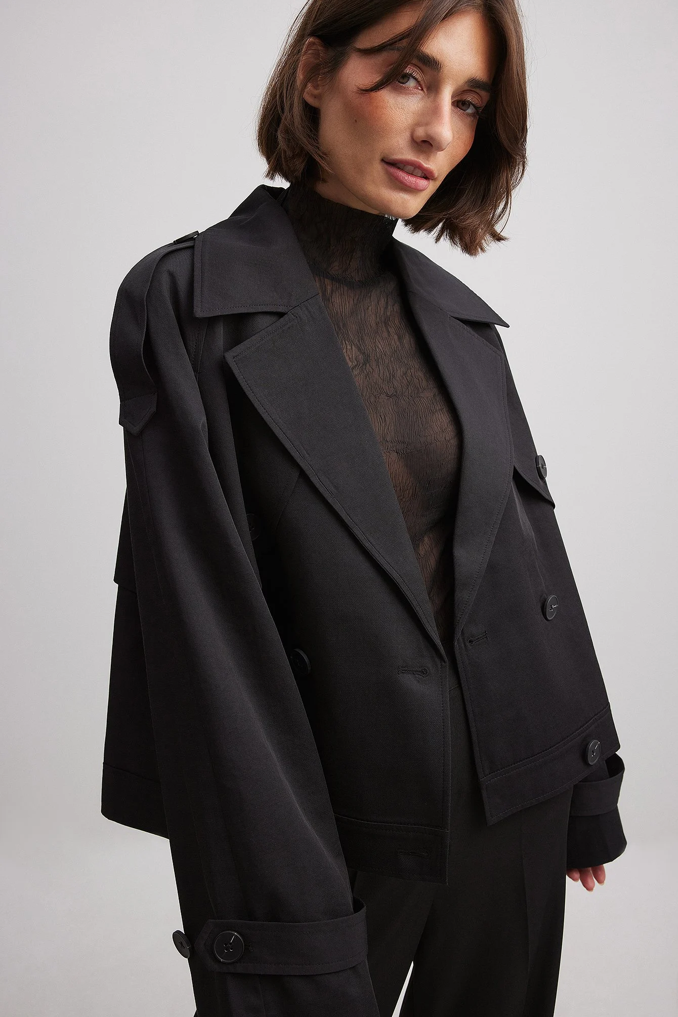 Kurzer Trenchcoat