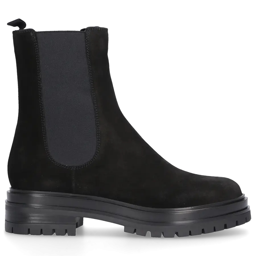 Gianvito Rossi - Chelsea Boots CHESTER Veloursleder - schwarz