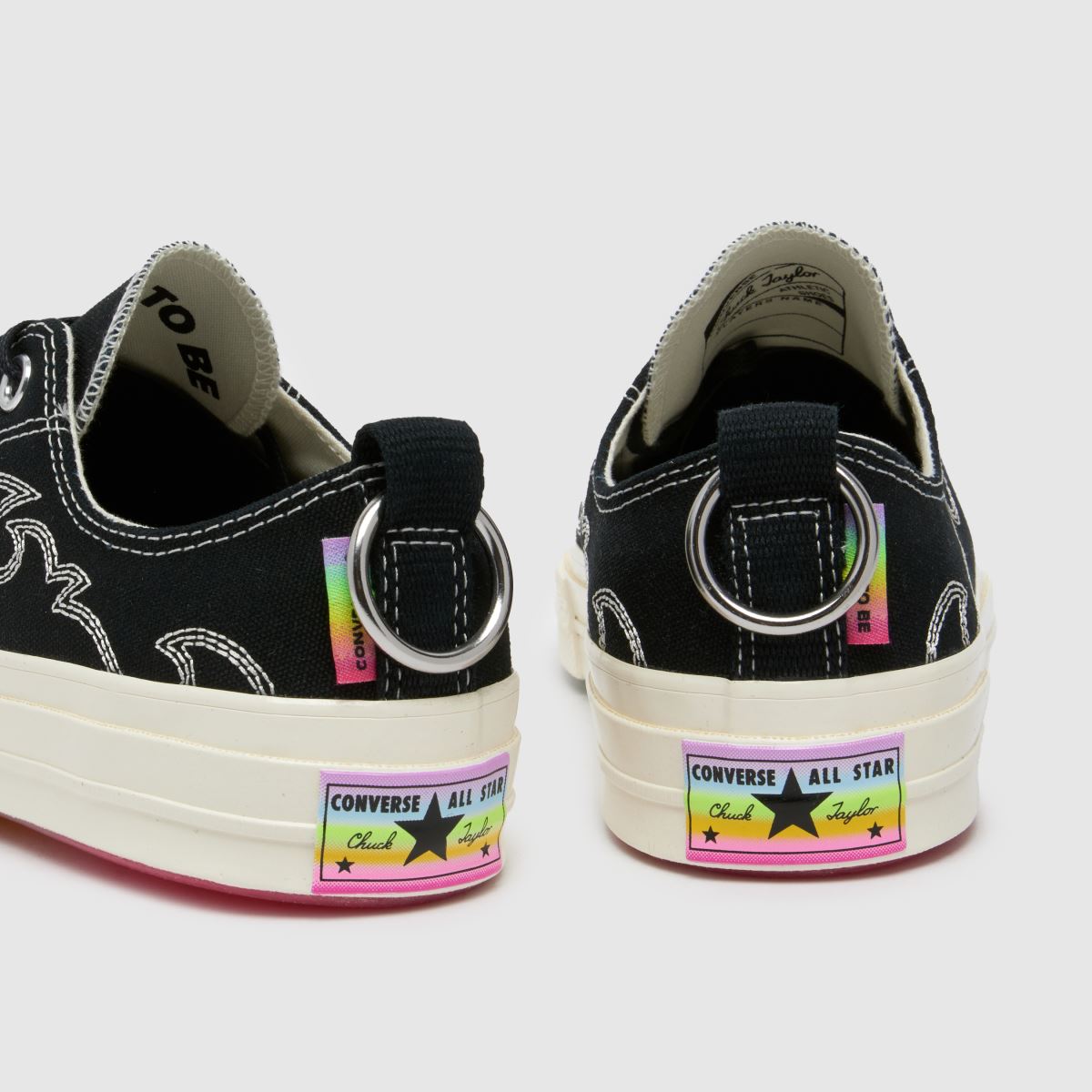 Converse Chuck 70 Ox Pride cipő fekete színben