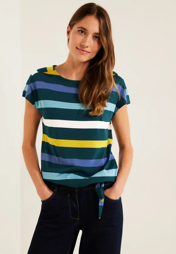 CECIL Shirt mit Knotendetail
