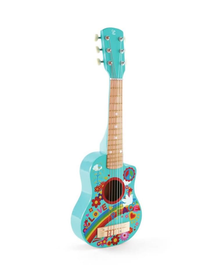 Hape  Musikinstrument Gitalele Flower-Power, Mischung aus Gitarre und Ukulele günstig kaufen onesize