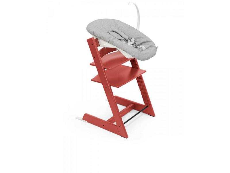Chaise Tripp Trapp Warm red et newborn set