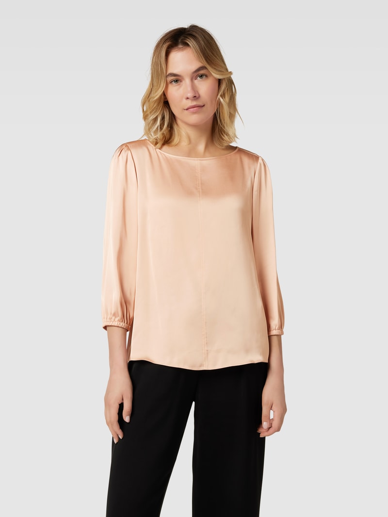 Blusenshirt aus Viskose mit 3/4-Arm in hellrosa