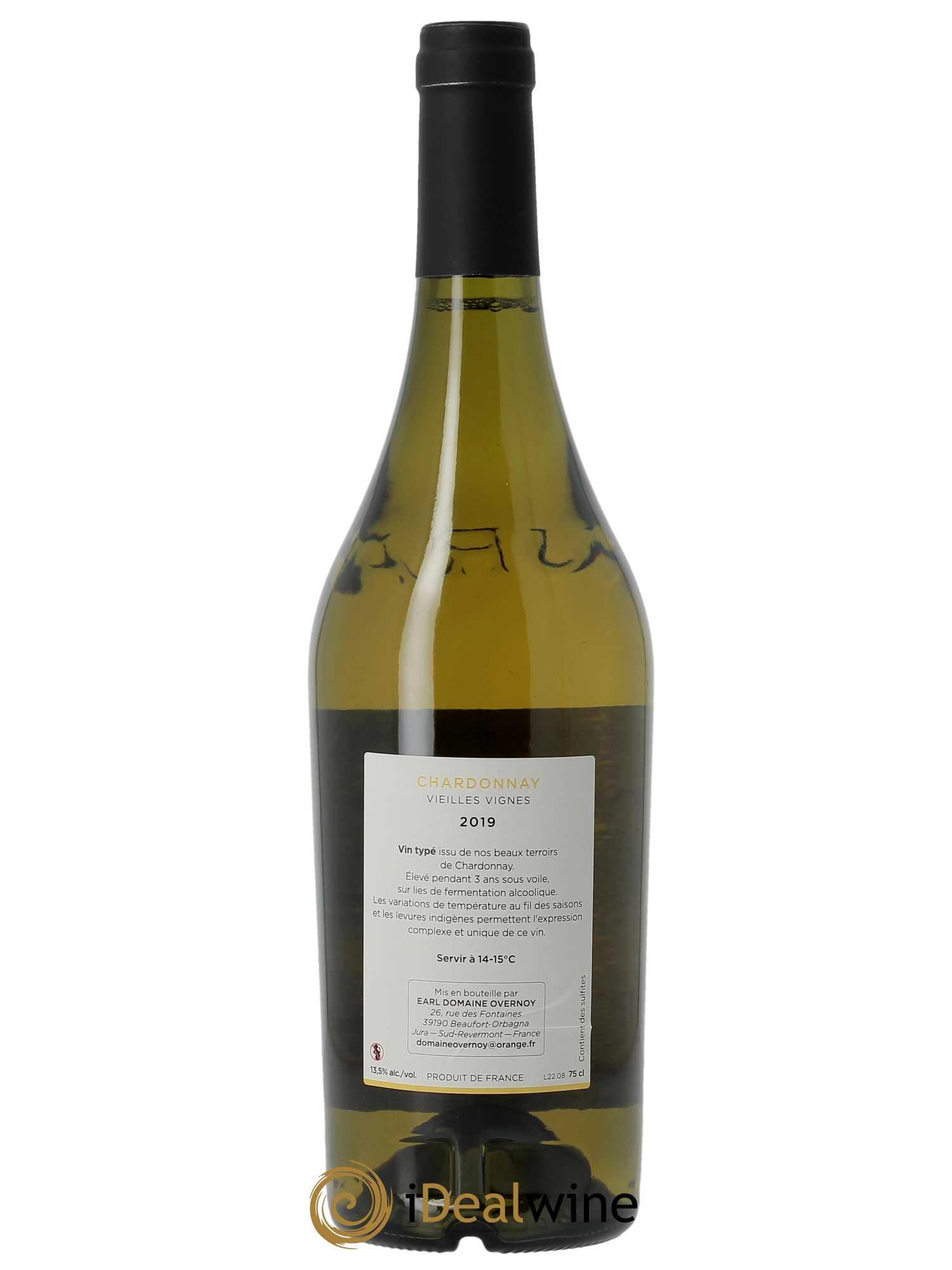 Côtes du Jura Chardonnay Cuvée Vieilles Vignes Guillaume Overnoy  2019 - Lot de 1 Bouteille