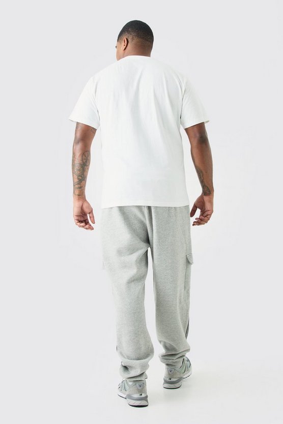 Plus Man Jogginghose mit Cargo-Taschen