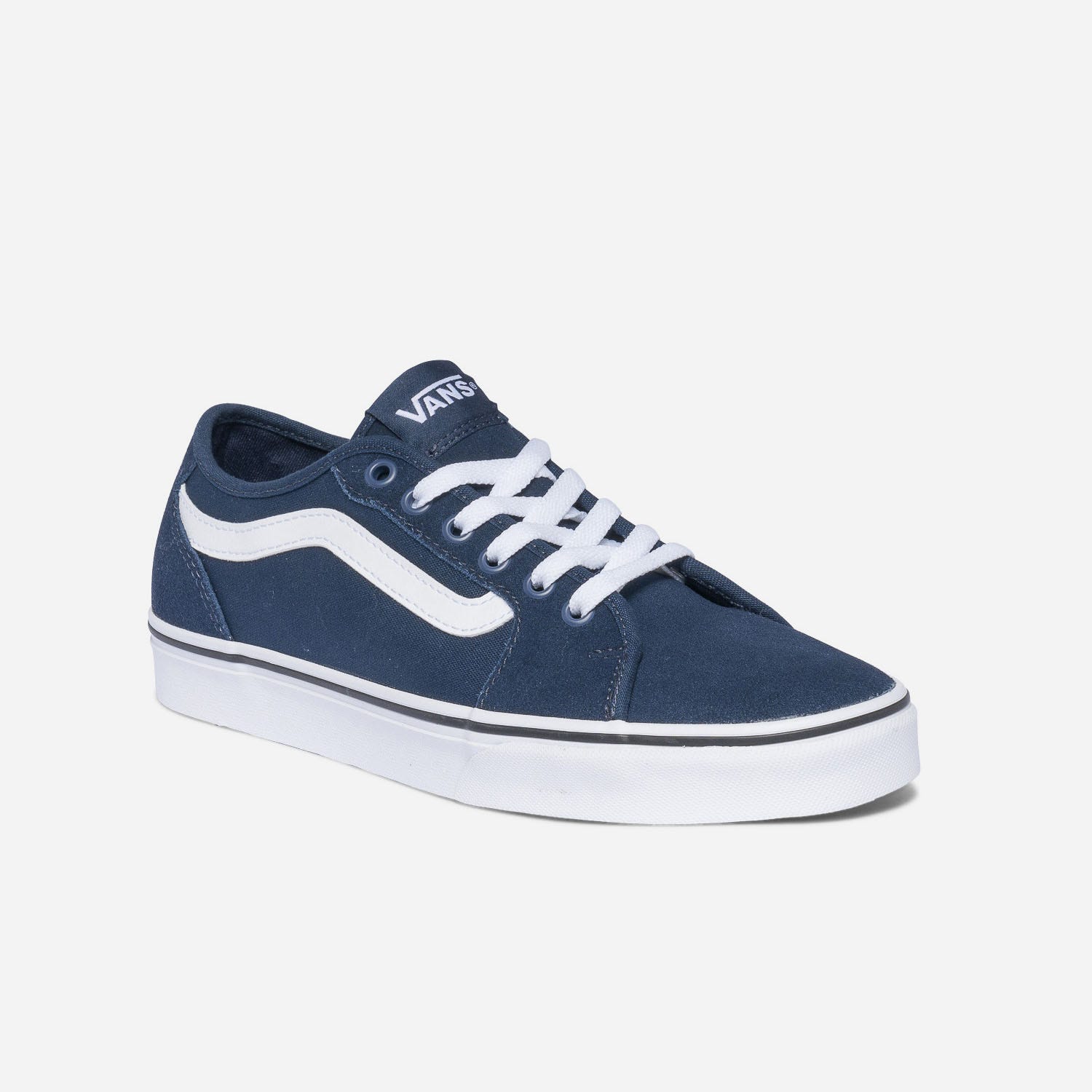 Tennis VANS bleu marine en cuir velours et toile