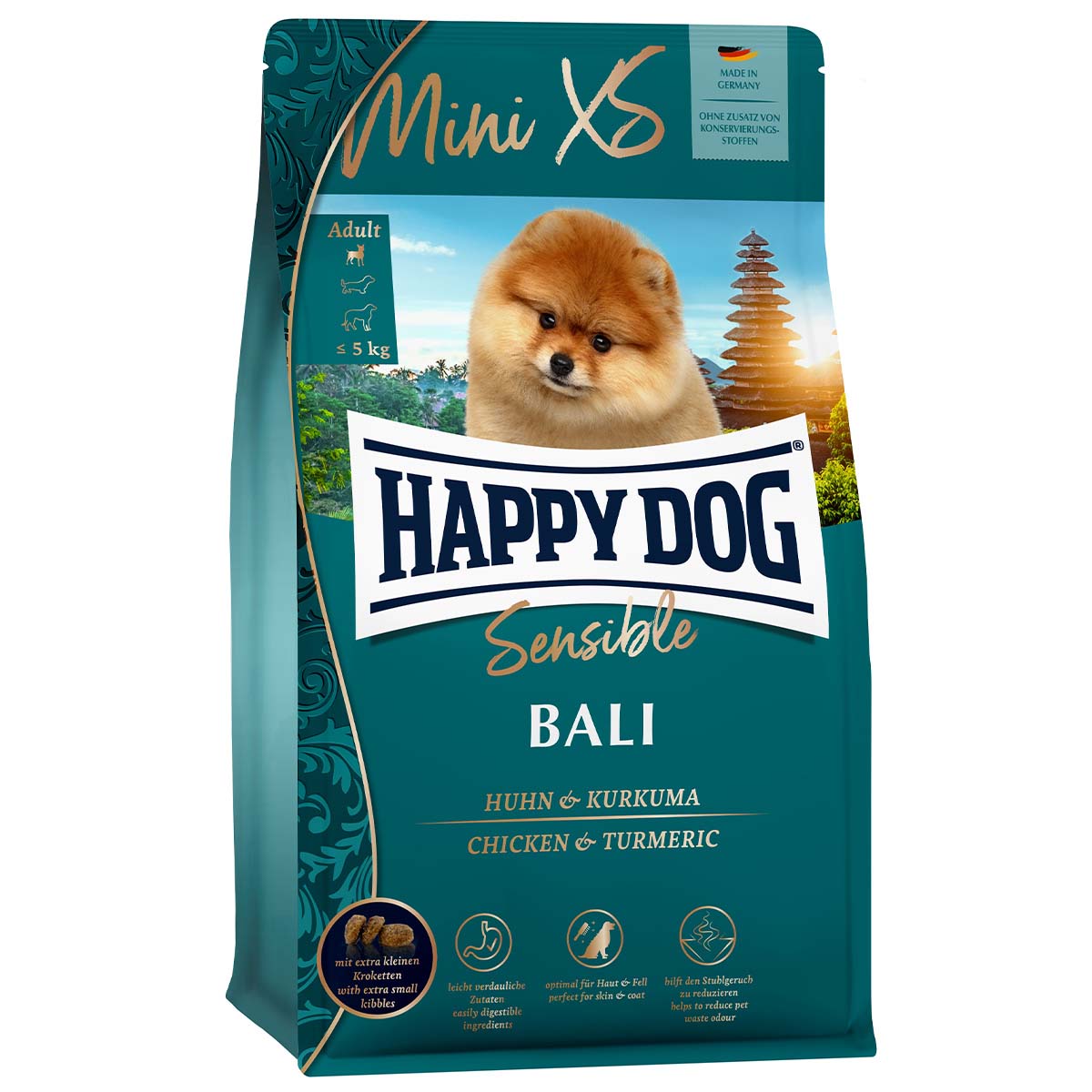 Happy Dog Supreme Sensible Mini XS Bali 1,3 kg bei ZooRoyal