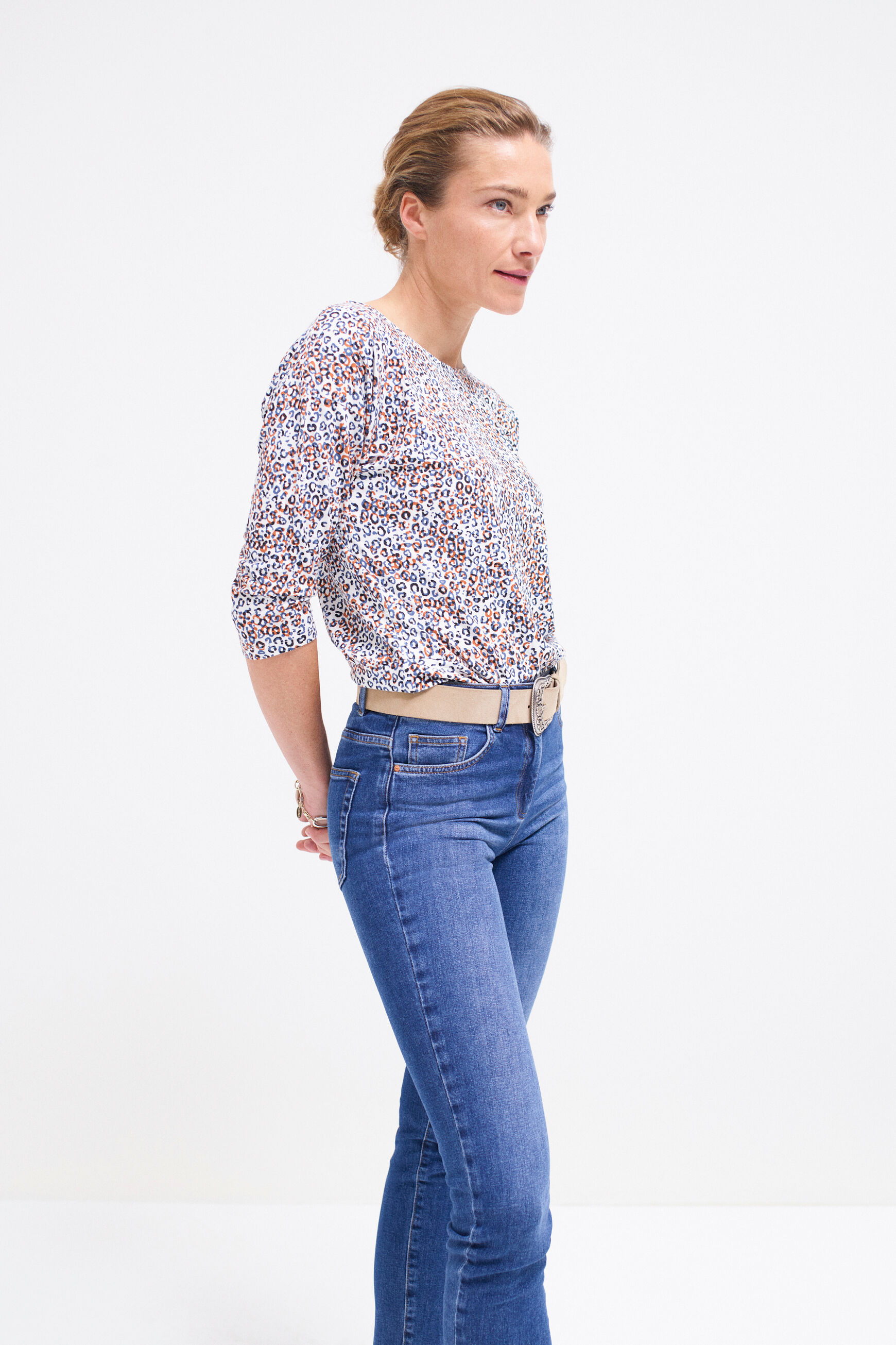 t-shirt jimmy ivoire femme