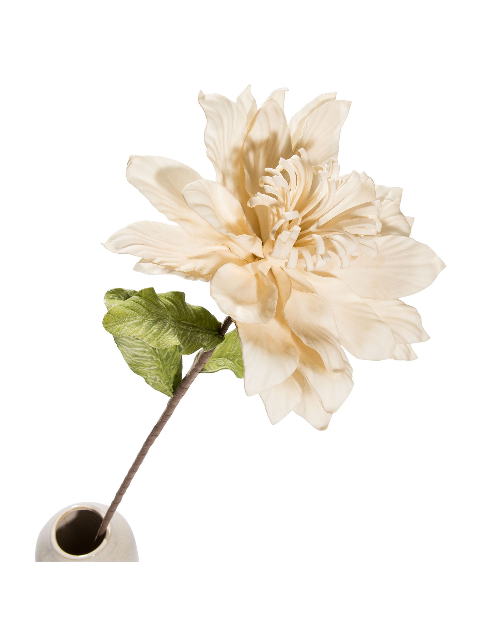 Softflower Kunstblume, Hellbeige